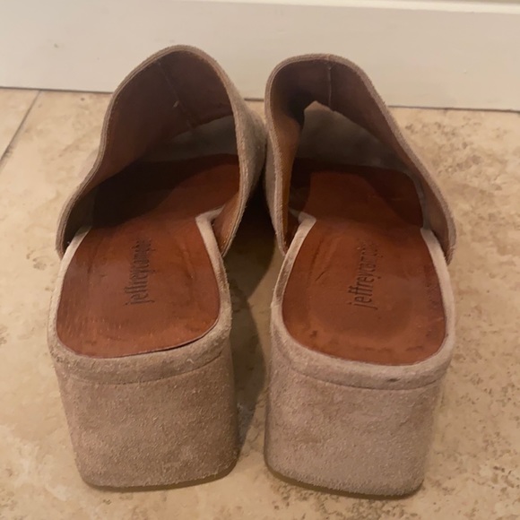 Jeffrey Campbell Suede Block Heel Sandals Size 8 - Picture 6 of 9